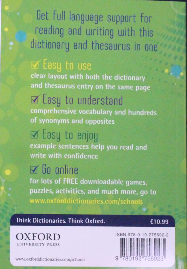 Oxford School Thesaurus Dictionary* - Image 2